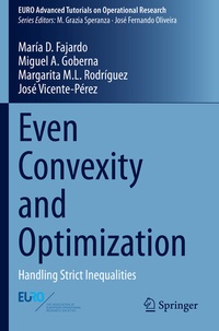 Abbildung von: Even Convexity and Optimization - Springer
