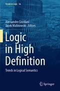 Cover: Logic in High Definition - Springer