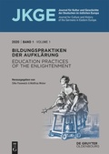 Cover: Bildungspraktiken der Aufkl&auml;rung / Education practices of the Enlightenment - De Gruyter Oldenbourg