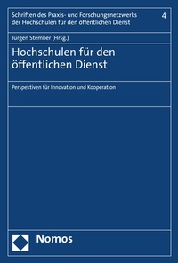 Abbildung von: Hochschulen für den öffentlichen Dienst - Nomos