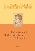 Cover: Fortschritte und R&uuml;ckschritte in der Philosophie - Meiner