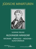 Cover: Alexander Haindorf - Hentrich und Hentrich Verlag Berlin