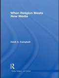 Cover: When Religion Meets New Media - Routledge