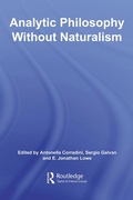 Cover: Analytic Philosophy Without Naturalism - Routledge