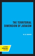 Cover: The Territorial Dimension of Judaism - University of California Press