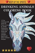 Cover: Drinking Animals Coloring Book - Cozy Coloring Books