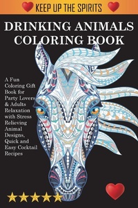 Enlarge image Cover: Drinking Animals Coloring Book - Cozy Coloring Books