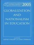 Cover: World Yearbook of Education 2005 - Routledge