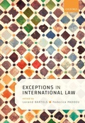 Cover: Exceptions in International Law - OUP eBook