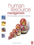 Cover: Human Resource Management for the Hospitality and Tourism Industries - Routledge