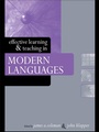 Cover: Effective Learning and Teaching in Modern Languages - Routledge