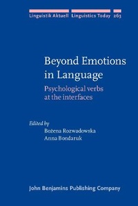 Enlarge image Cover: Beyond Emotions in Language - John Benjamins Publishing Co