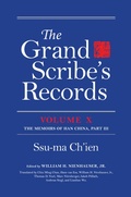 Cover: The Grand Scribe's Records, Volume X - Indiana University Press