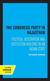 Enlarge image Cover: The Congress Party in Rajasthan - University of California Press