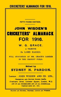 Abbildung von: Wisden Cricketers' Almanack 1916 - Wisden