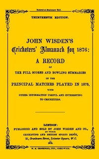 Abbildung von: Wisden Cricketers' Almanack 1876 - Wisden