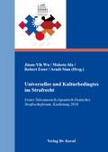 Cover: Universelles und Kulturbedingtes im Strafrecht - Kovac, Dr. Verlag