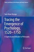 Cover: Tracing the Emergence of Psychology, 1520-1750 - Springer