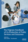 Cover: The Palgrave Handbook of Co-Production of Public Services and Outcomes - Palgrave Macmillan