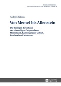 Cover: Von Memel bis Allenstein - Peter Lang Verlag