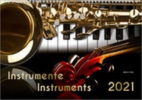 Abbildung von: Musikinstrumente, ein Musik-Kalender 2021, DIN A3 - Bach 4 You