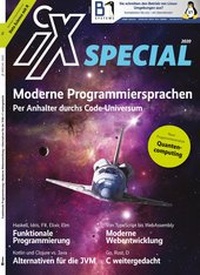 Abbildung von: iX Special Moderne Programmiersprachen - Heise Medien