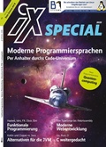 Cover: iX Special Moderne Programmiersprachen - Heise Medien
