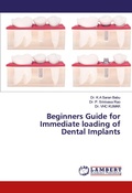 Cover: Beginners Guide for Immediate loading of Dental Implants - LAP Lambert Academic Publishing
