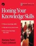 Cover: Honing Your Knowledge Skills - Routledge