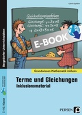 Cover: Terme und Gleichungen - Inklusionsmaterial - Persen Verlag in der AAP Lehrerwelt GmbH