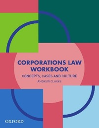 Abbildung von: Corporations Law Workbook - OUP Australia and New Zealand
