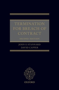 Abbildung von: Termination for Breach of Contract - Oxford University Press