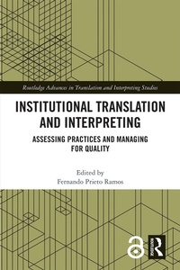 Abbildung von: Institutional Translation and Interpreting - Routledge
