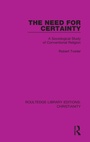 Cover: The Need for Certainty - Routledge