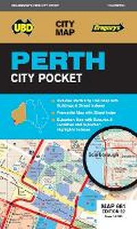 Abbildung von: Perth City Pocket Map 661 22nd ed - UBD Gregory's