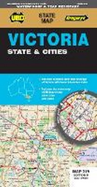 Abbildung von: Victoria State & Cities Map 319 9th ed (waterproof) - UBD Gregory's