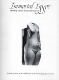 Cover: Immortal Egypt - Undena Publications,U.S.
