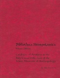 Cover: Catalogue of Artifacts in the Babylonian Collection of the Lowie Museum of Anthropology - Undena Publications,U.S.