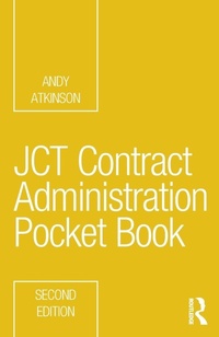 Enlarge image Cover: JCT Contract Administration Pocket Book - Routledge