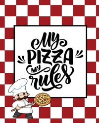 Abbildung von: Record & Rank Restaurant Reviews, Expert Pizza Foodie, Prompted Pages, Remembering Your Favorite Slice, Gift, Log Book - Amy Newton