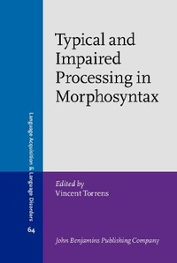 Abbildung von: Typical and Impaired Processing in Morphosyntax - John Benjamins Publishing Co