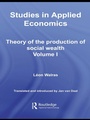 Cover: Studies in Applied Economics - Routledge