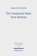 Cover: The Community Rules from Qumran - Mohr Siebeck