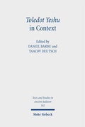 Cover: Toledot Yeshu in Context - Mohr Siebeck