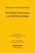 Abbildung von: Rechtliche Governance von Zuliefervertraegen - Mohr Siebeck