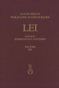 Abbildung von: Lessico Etimologico Italiano. Band 15 (XV) - Reichert Verlag