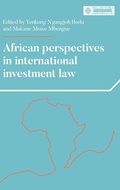 Cover: African Perspectives in International Investment Law - Manchester University Press