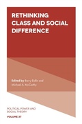 Cover: Rethinking Class and Social Difference - Emerald Publishing Limited