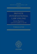 Cover: Private International Law Online - OUP eBook