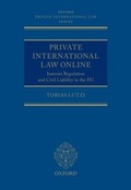 Cover: Private International Law Online - OUP eBook